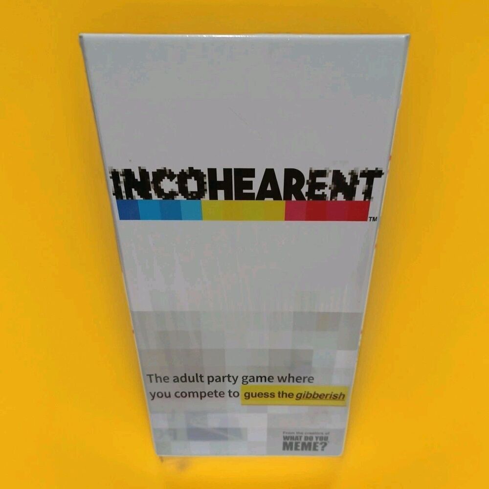 Incohearent Adult Party Game by What Do You Meme? Fun Group Game Night New